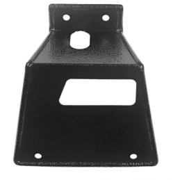 Rear seat latch cover plate, pair, Fastback 67-68