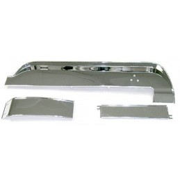 Rivestimento cruscotto deluxe, cromato (senza decorazioni) in 3 pezzi 67-68