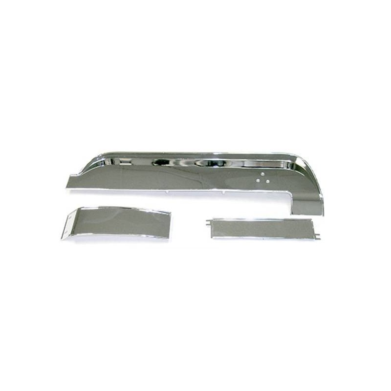 Dashboard cover deluxe, chrome (without decor) 3-piece 67-68