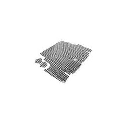 Trunk mat checkered Fastback 64-66