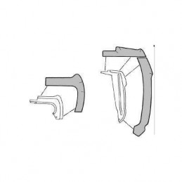 Gomas para salpicaderas en guardabarros 64-66