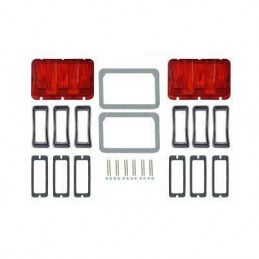 Rear lights complete set 68