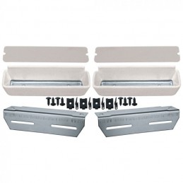 Set guancette Pony/Deluxe bianco 64-67