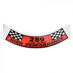 Sticker for air filter High Performance 289, 64-67