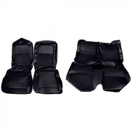 Fundas de asiento Fastback negro completo 67