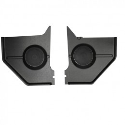 Kick Panels Coupe/Fastback black with speaker 64-66