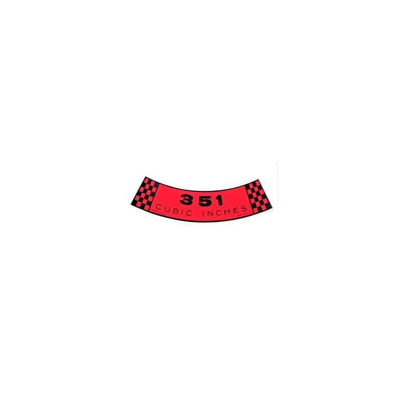 Sticker for air filter - 351-2V 69 Sticker for air filter - 351-2V 69