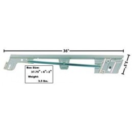 Rail de maintien pour vitre de porte droite 67-68