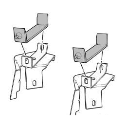 Fixation refroidisseur en dessous de 68-70