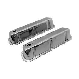Capace de supape cromate, pereche Small Block 64-73