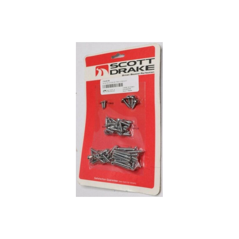 Set de șuruburi pentru ornamentele interioare, Fastback 64-66