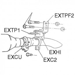 Colgador de escape 64-69