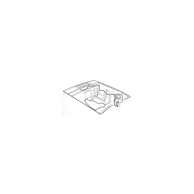 Windshield washer hose set 69-70