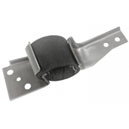 Staffa silenziatore con scarico bitubo destro 67-69