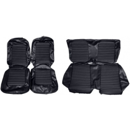 Seat covers Coupe black complete 66