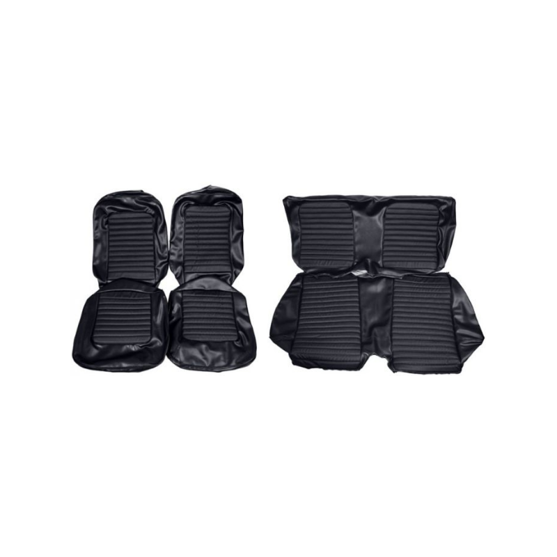 Fundas de asiento Coupe negro completo 66