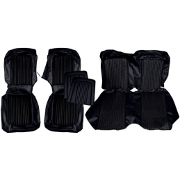 Seat covers Coupe black complete 68