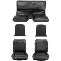 Fundas de asiento Fastback negro completo 65