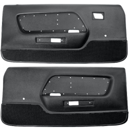 Door panel set Deluxe black 69