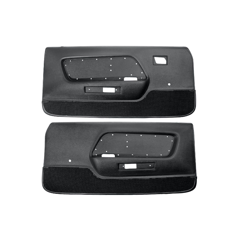 Door panel set Deluxe black 69 Door panel set Deluxe black 69