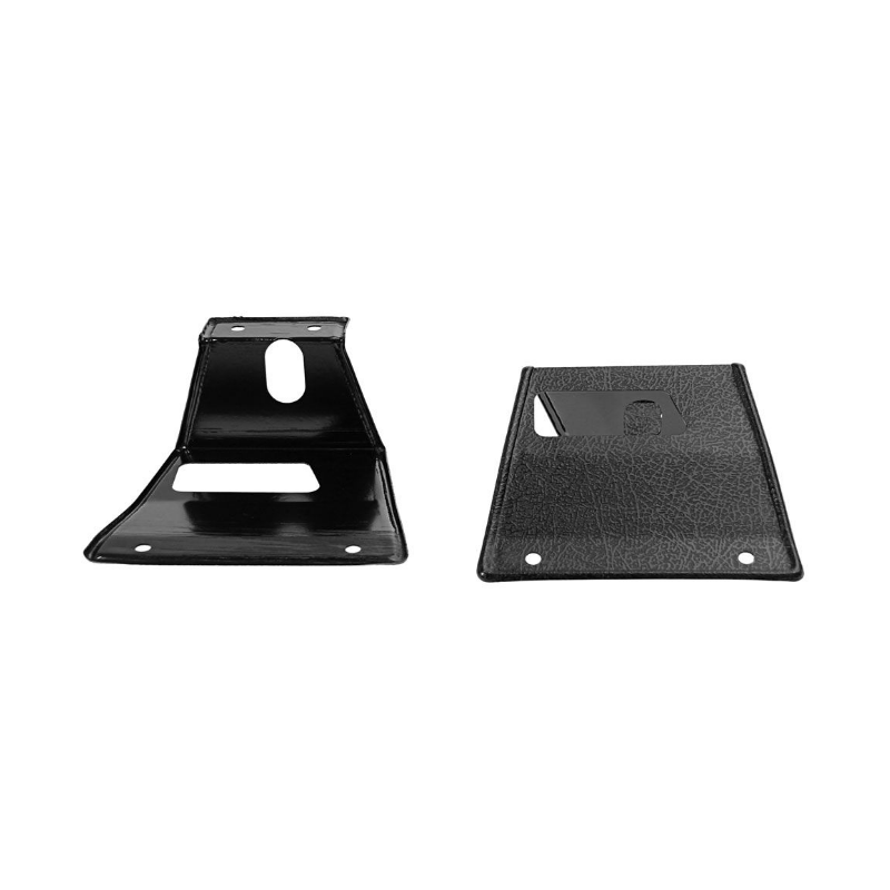 Rear seat latch cover plate, pair, Fastback 67-68 Rear seat latch cover plate, pair, Fastback 67-68