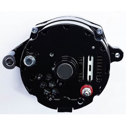 Alternator black, integrated. Regulator, 100A, single wire 64-73