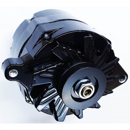 Alternator black, integrated. Regulator, 100A, single wire 64-73