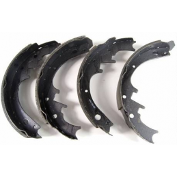 Brake shoes drum brake front SB V8 2.25" 64-71