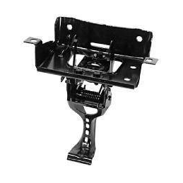 Hood latch with retaining plate 64-65