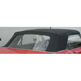 Acoperiș complet negru cu sticlă, Cabrio 64-66