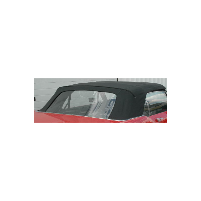 Verdeck Cabrio, Schwarz 64-66 Verdeck Cabrio, Schwarz 64-66