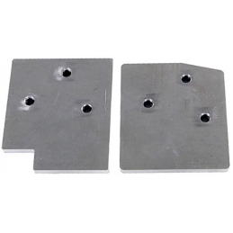 Threaded plate door hinge 67-68