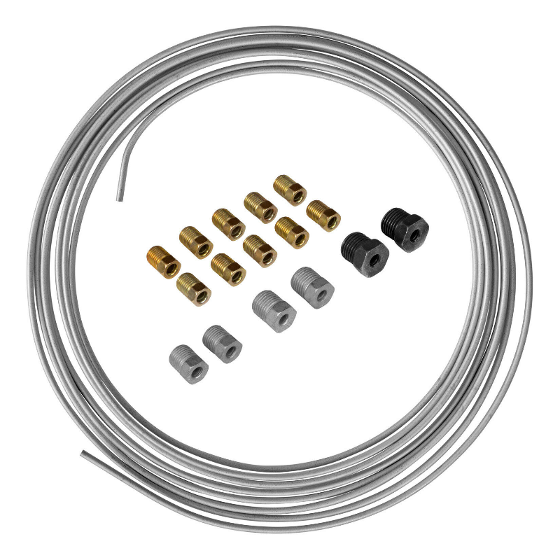 Universelle Bremsleitung mit Zoll-Fittings (versch. Größen) Universelle Bremsleitung mit Zoll-Fittings (versch. Größen)