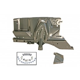 Spring dome with standing plates and side member right 69-70