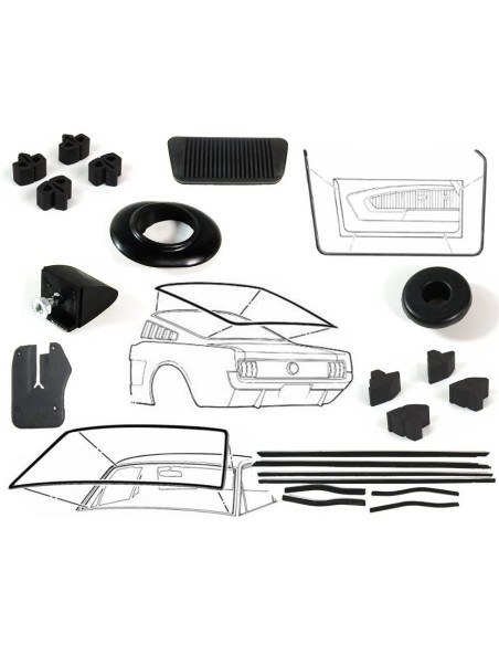 Weatherstrip and rubber parts