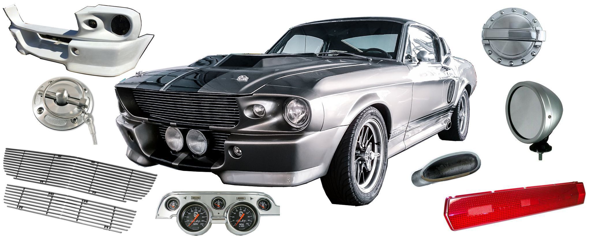 Construye la leyenda Todas las piezas para Eleanor GT500